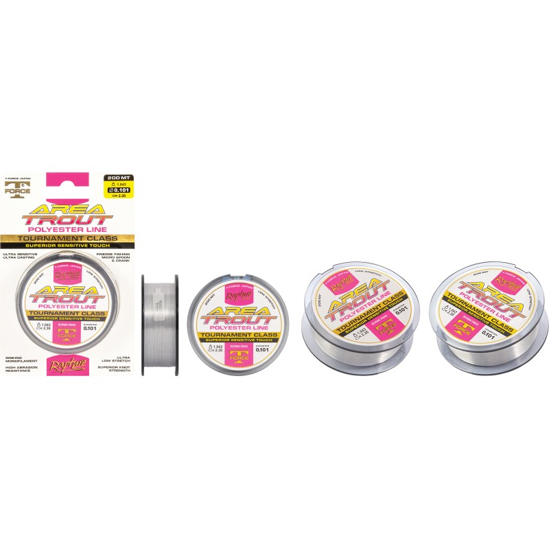 FIR RAPTURE AREA TROUT POLYESTER 200m 0.101mm 1.043kg 2.30