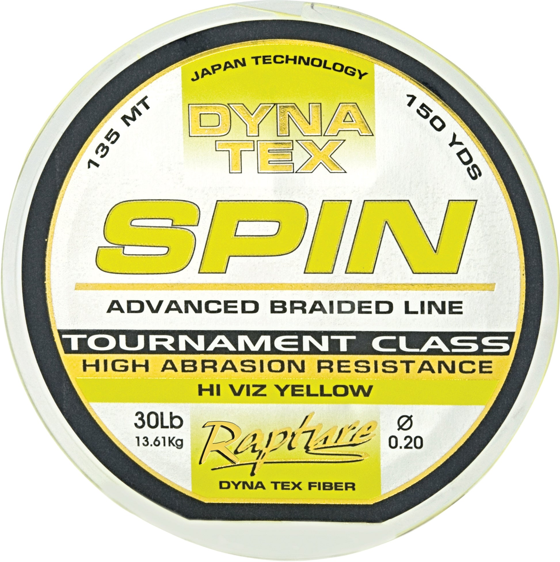 FIR RAPTURE DYNA-TEX SPIN YELLOW 0.20MM/137M