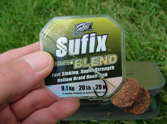 FIR SUFIX HERCULINE BLEND 20M 20LB/WEED GREEN