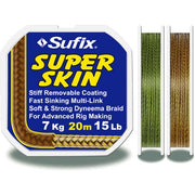 FIR SUFIX SUPER SKIN 20M 15LB/MOSS GREEN