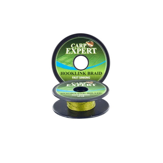 FIR TEXTIL CARP EXPERT FAST SINKING 15LBS OLIVE GREEN 10M