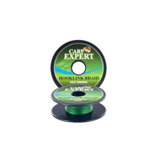 FIR TEXTIL CARP EXPERT FAST SINKING 25LBS MOSS GREEN 10M