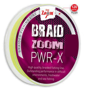 FIR TEXTIL CARP ZOOM FLUOTIL ZOOM PWR-X FLUO 120m 0.18MM 14.8KG