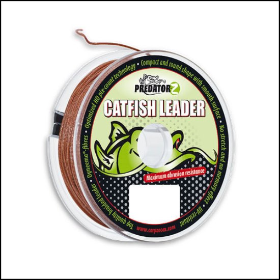 FIR TEXTIL CARP ZOOM LEADER PREDATOR Z CATFISH 15m 1.30MM 160KG Maro