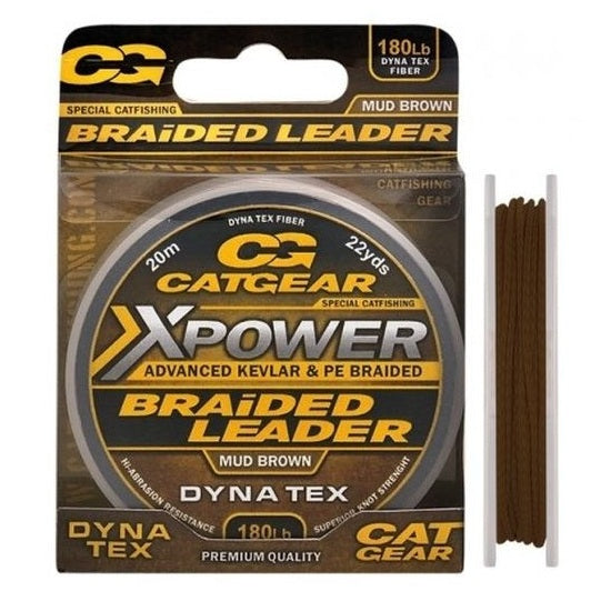 FIR TEXTIL CATGEAR X-POWER BRAIDED LEADER MARO