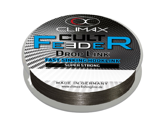 FIR TEXTIL CLIMAX CULT FAST SINKING FEEDER DROPLINK 10M DARK GREY