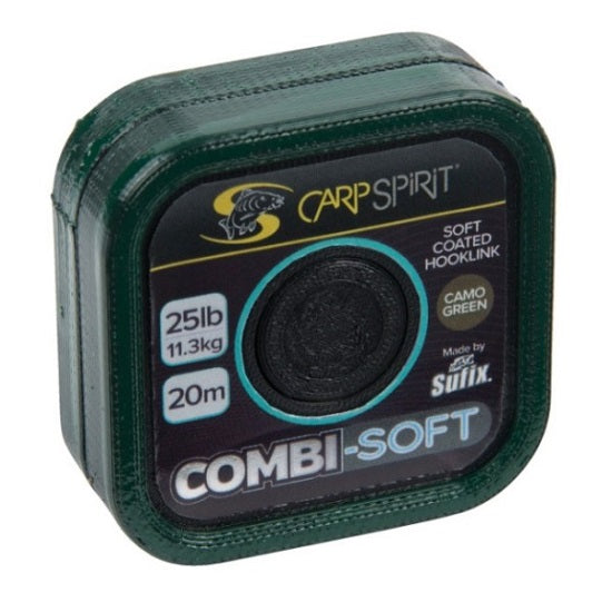 FIR TEXTIL CU CAMASA CARP SPIRIT COMBI-SOFT 20LB 9.1KG 20MT CAMO GREEN