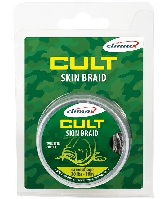 FIR TEXTIL CU CAMASA CLIMAX CULT SKIN BRAID GREEN 15M 30lbs