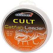 FIR TEXTIL Climax CATFISH KEVLAR LEADER 20m Olive Green