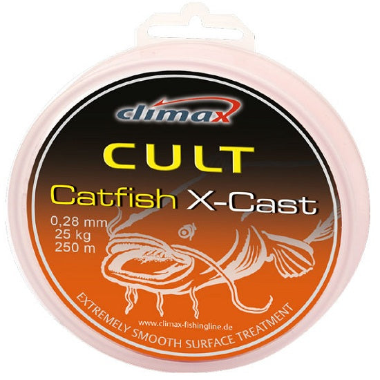 FIR TEXTIL Climax CULT CATFISH X-CAST ORANGE 250m