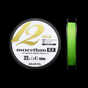 FIR TEXTIL DAIWA MORETHAN X12 EXplus SI LIME 135M 0.10MM 7.3KG
