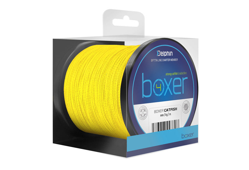 FIR TEXTIL Delphin BOXER 4 galben fluo 0.40mm 30.10kg 1100m