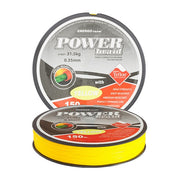 FIR TEXTIL ENERGOTEAM POWER BRAID TEFLON GALBEN 0.15MM 150M
