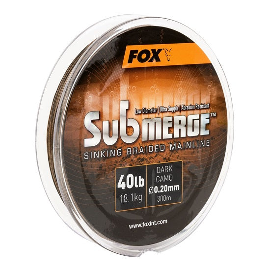 FIR TEXTIL FOX SUBMERGE DARK CAMO SINKING BRAID 600M 0.30MM