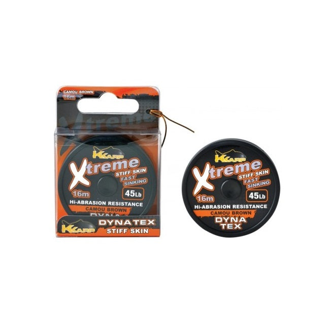 FIR TEXTIL K-KARP DT XTREME STIFF 16M 45LB BROWN