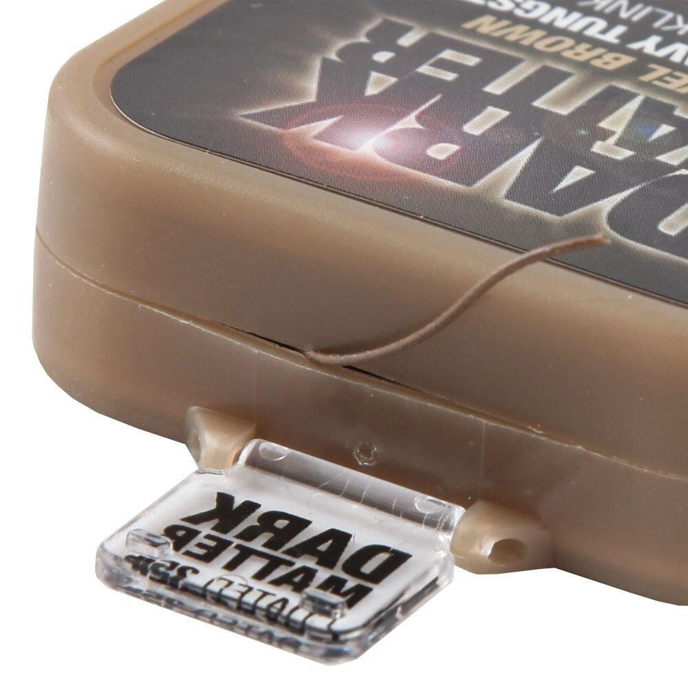 FIR TEXTIL KORDA DARK MATTER SUPER-HEAVY TUNGSTEN COATED GRAVEL BROWN 18lbs 8.20kg 10M