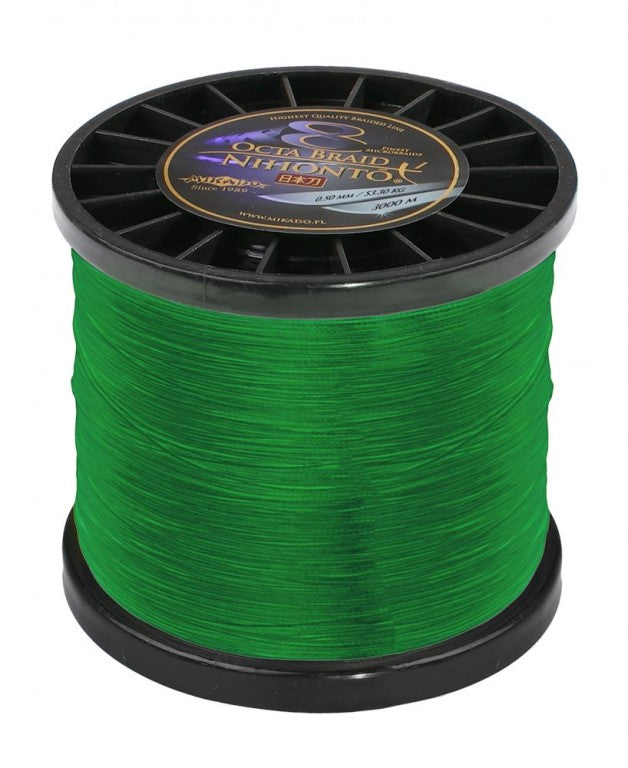 FIR TEXTIL MIKADO NIHONTO OCTA BRAID 3000m GREEN