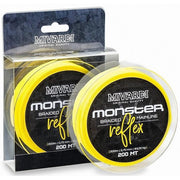 FIR TEXTIL MIVARDI MONSTER REFLEX YELLOW CATFISH BRAID 200m