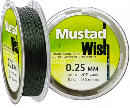 FIR TEXTIL MUSTAD WISH BRAID 012MM/12.7KG/110M