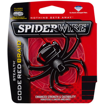 FIR TEXTIL NEW SPIDERWIRE STEALTH RED 012MM 7,1KG 110M