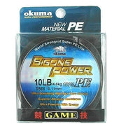 FIR TEXTIL OKUMA BIGONE POWER 015MM/6,5KG/15M  