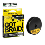FIR TEXTIL SPRO GOT BRAID GREEN 0.10MM 300M SPIDERWIRE