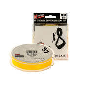 FIR TEXTIL SUFIX CARRIER BRAID X8 HOT YELLOW 135M 0.14MM