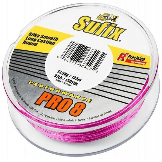 FIR TEXTIL SUFIX PERFORMANCE PRO 8 PINK 135M 0.12MM