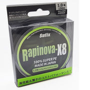 FIR TEXTIL SUFIX RAPINOVA X8 LEMON GREEN 150M 0.14MM