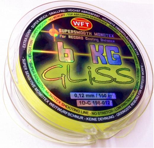 FIR TEXTIL WFT GLISS MONOTEX GALBEN FLUO 0.12MM / 150MT
