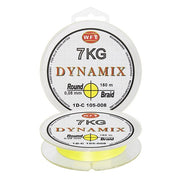 FIR TEXTIL WFT ROUND DYNAMIX YELLOW 0.25MM 150M