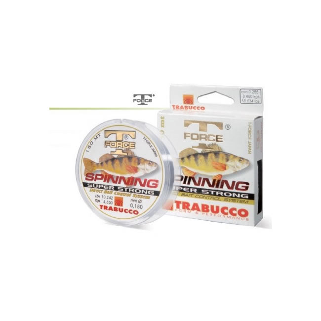 FIR TRABUCO T FORCE SPINNING PERCH 150M 0.160 mm 3.80 Kg