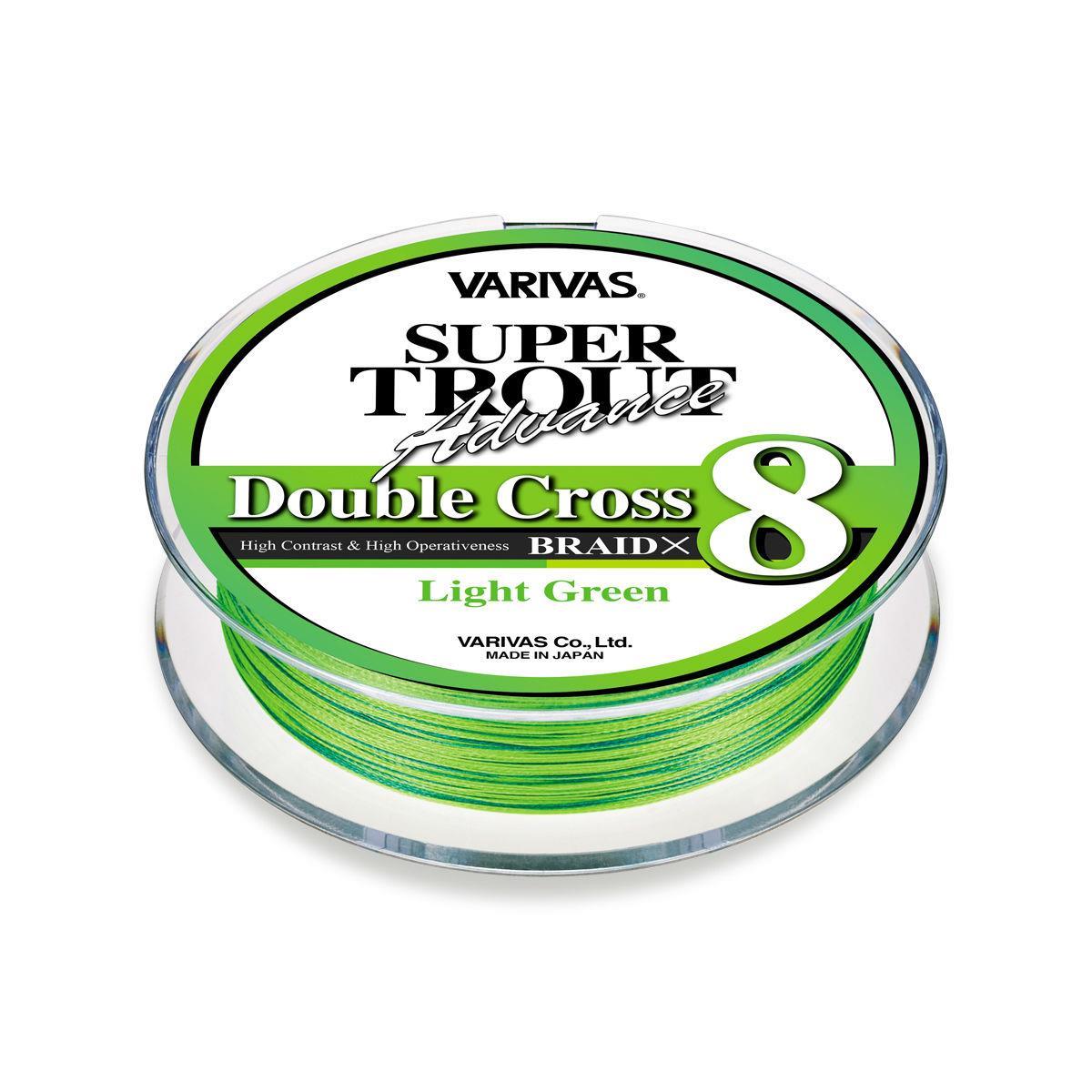 FIR VARIVAS SUPER TROUT ADVANCE DOUBLE CROSS PE 8X 100m Light Green Fluo