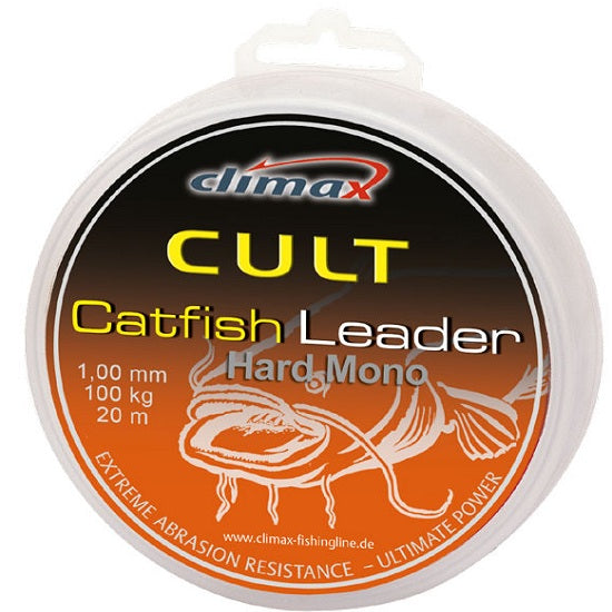 FIR monofilament Climax CULT CATFISH HARD MONO LEADER 50m