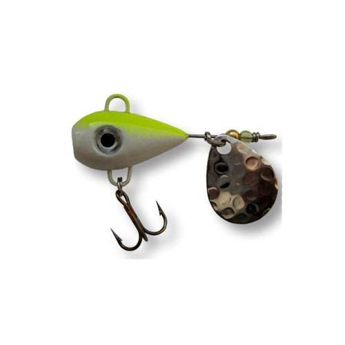 FISH HELIC BERTILURE Nr.3 COLORADO NICKEL 17GR ALB GALBEN FLUO