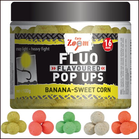 FLUO POP UPS CARP ZOOM 10MM 100GR YELLOW