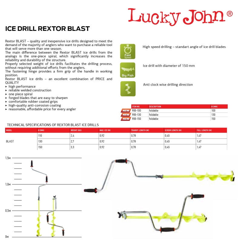 FREZA COPCA LUCKY JOHN REXTOR BLAST 2.7KG