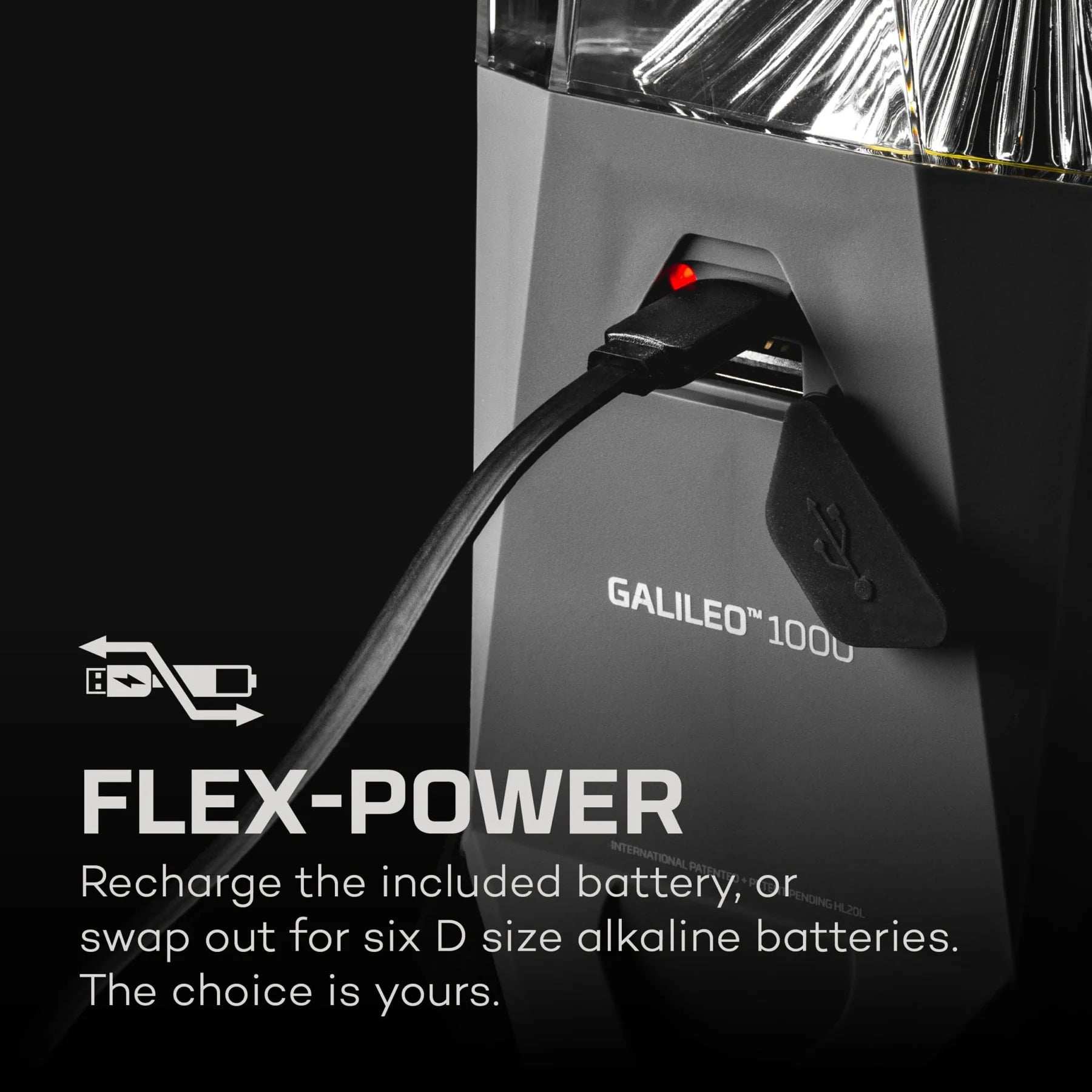 Felinar NEBO Galileo Flex 1000 lm, Li-ion 18650 2600 mAh 3.7v