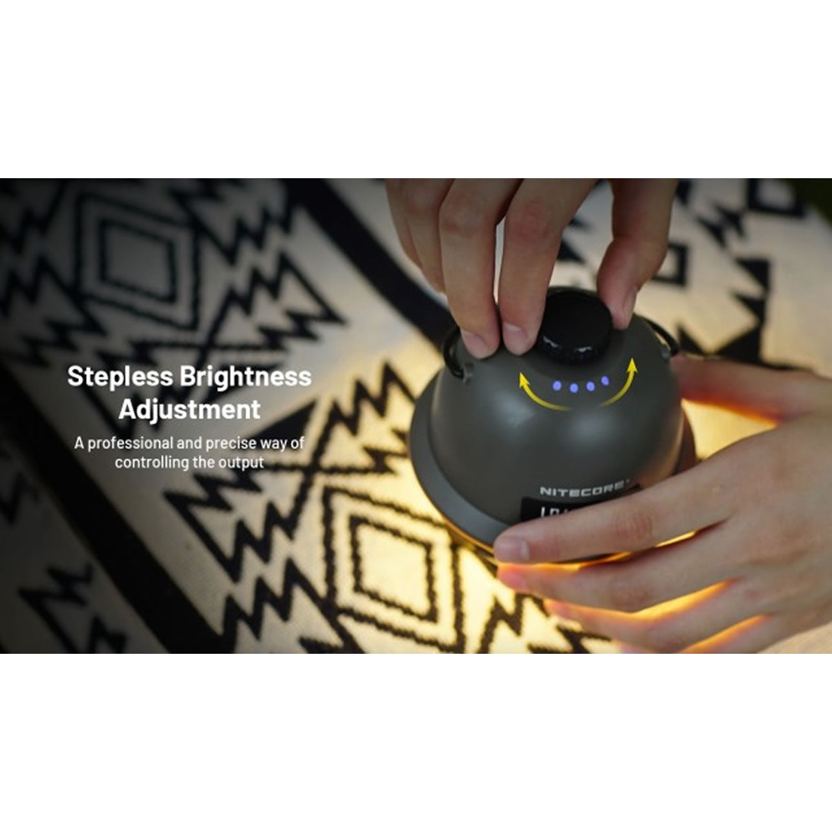 Felinar Reîncărcabil USB-C cu Functie Powerbank Nitecore Camping Lantern LR40 (100 lumen) Army Green