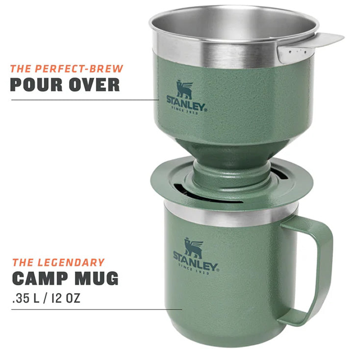 Filtru Cafea / Ceai STANLEY The Perfect-Brew Pour Over 0.59L / 20oz, Hammertone Green