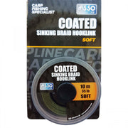 Fir ASSO Coated Soft Sinking Braid Hooklink 35Lb 10m