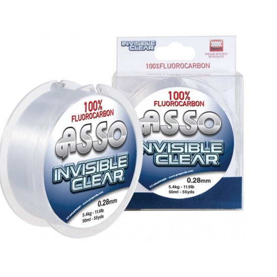 Fir ASSO Fluorocarbon Invisible Clear 50m