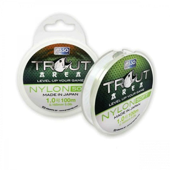 Fir ASSO Trout Area Nylon Soft Green 100m