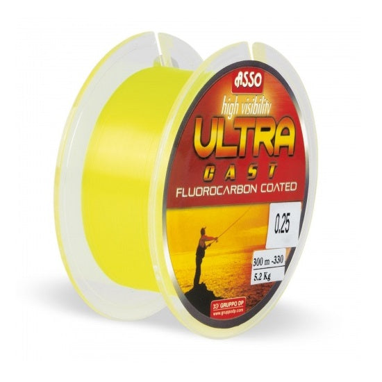 Fir ASSO Ultra Cast Galben Fluo 0.16mm 150m