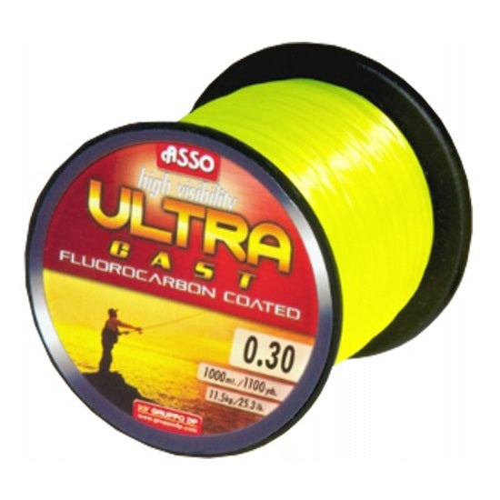 Fir ASSO Ultra Cast Galben Fluo 0.30mm 1000m
