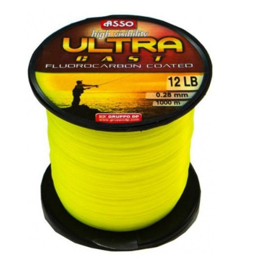 Fir ASSO Ultra Cast Galben Fluo 0.32mm 1000m