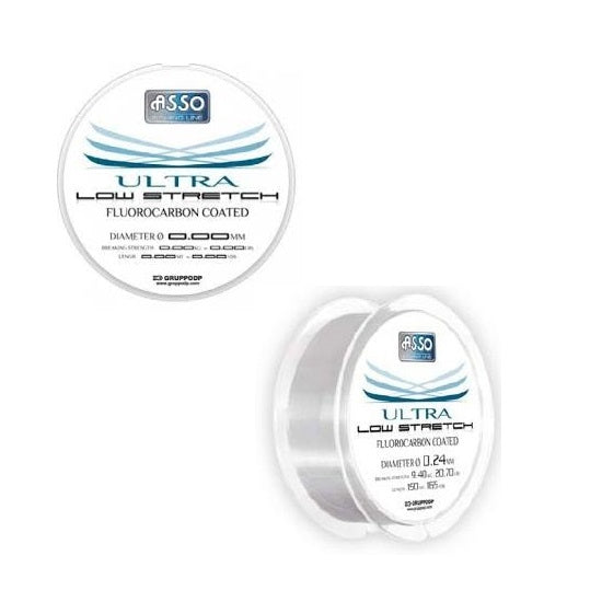 Fir ASSO Ultra Low Stretch Smoke 0.14mm 150m
