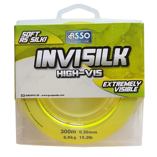 Fir Asso Invisilk Yellow 0.20mm 150m