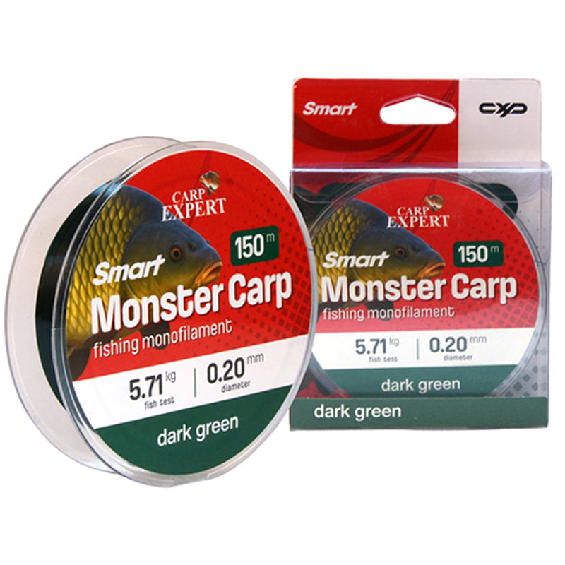 Fir CARP EXPERT Smart Monster Carp Monofilament, Dark Green, 0.30mm, 12.42kg, 150 m