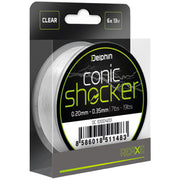 Fir Conic pentru Inaintas Delphin Conic SHOCKER REAXE Clear, 0.20mm-0.35mm, 7lbs-19lbs/3.18-8.62kg, 6x13m, 78m
